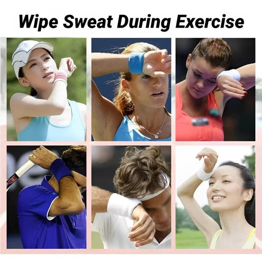 8 x 10 cm Absorbent Sports Wristbands