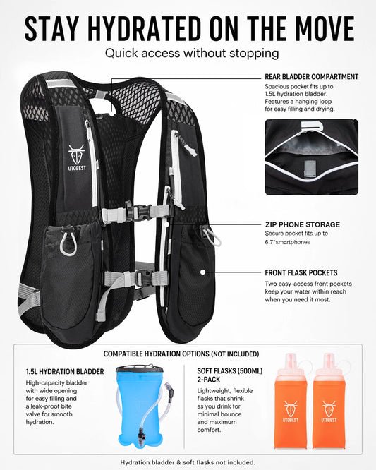 5L Sports Hydration Backpack