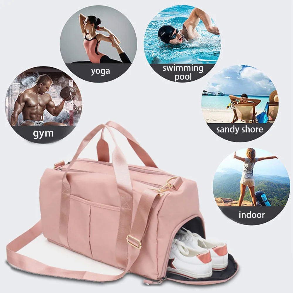 Sport Bag with Shoe Compartment