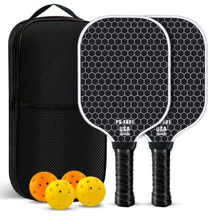 Carbon Fiber Pickleball Paddle Set