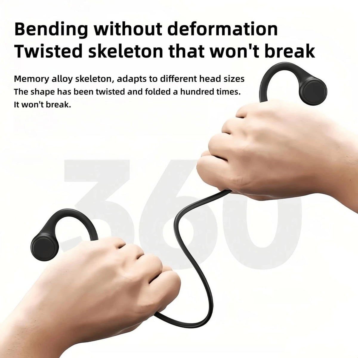 Bluetooth 5.4 Bone Conduction Headphones