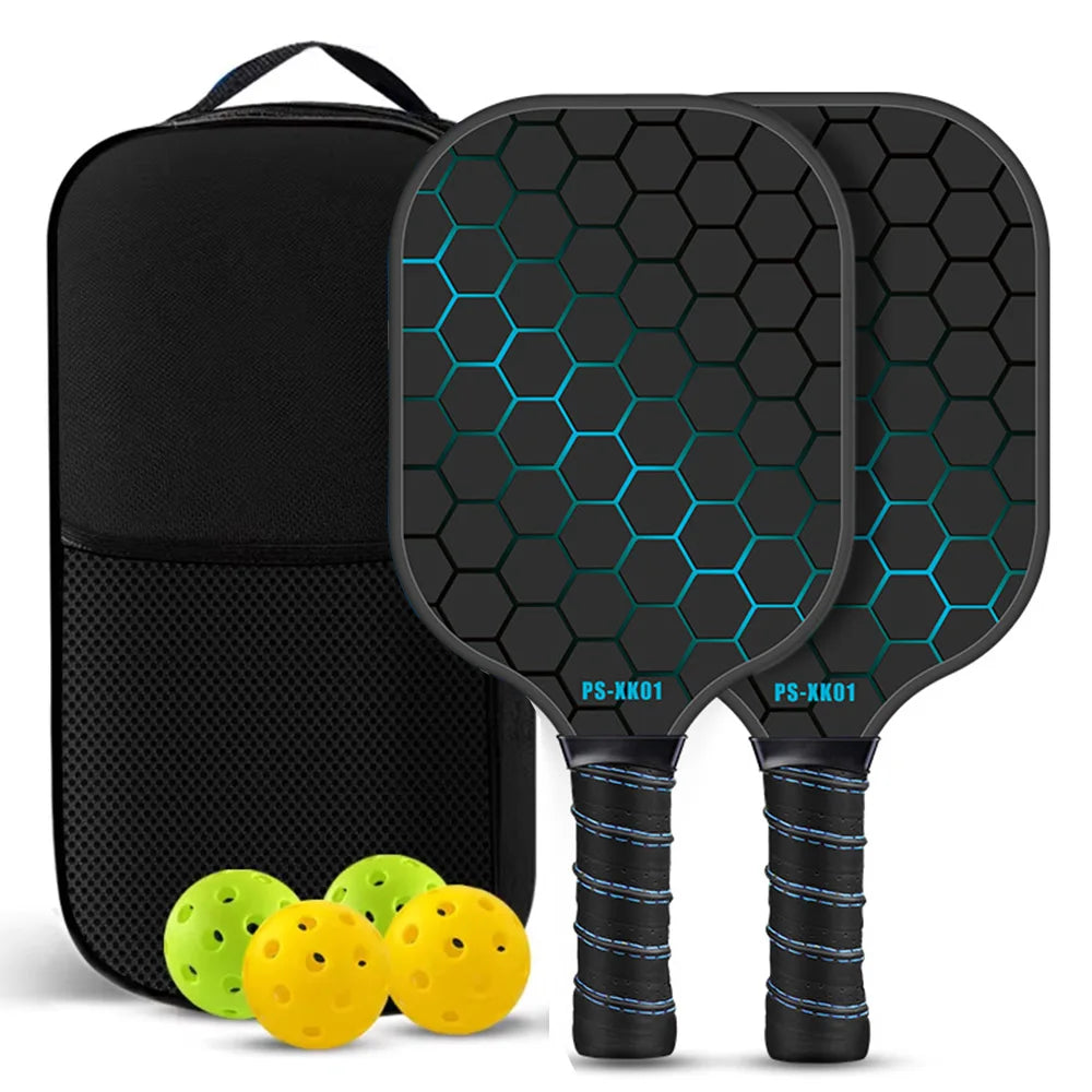 Carbon Fiber Pickleball Paddle Set