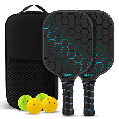 Carbon Fiber Pickleball Paddle Set
