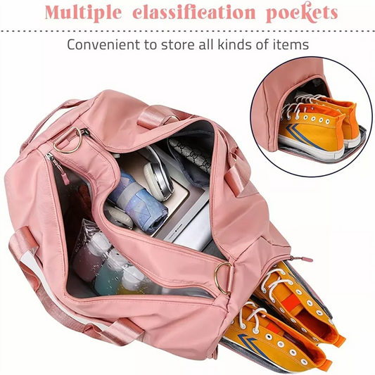 Sport Bag with Shoe Compartment