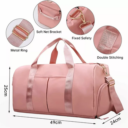 Sport Bag with Shoe Compartment