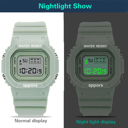 Montre de sport LED pour femmes