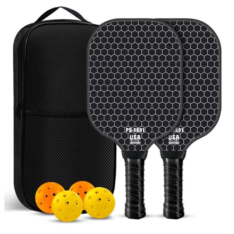 Carbon Fiber Pickleball Paddle Set