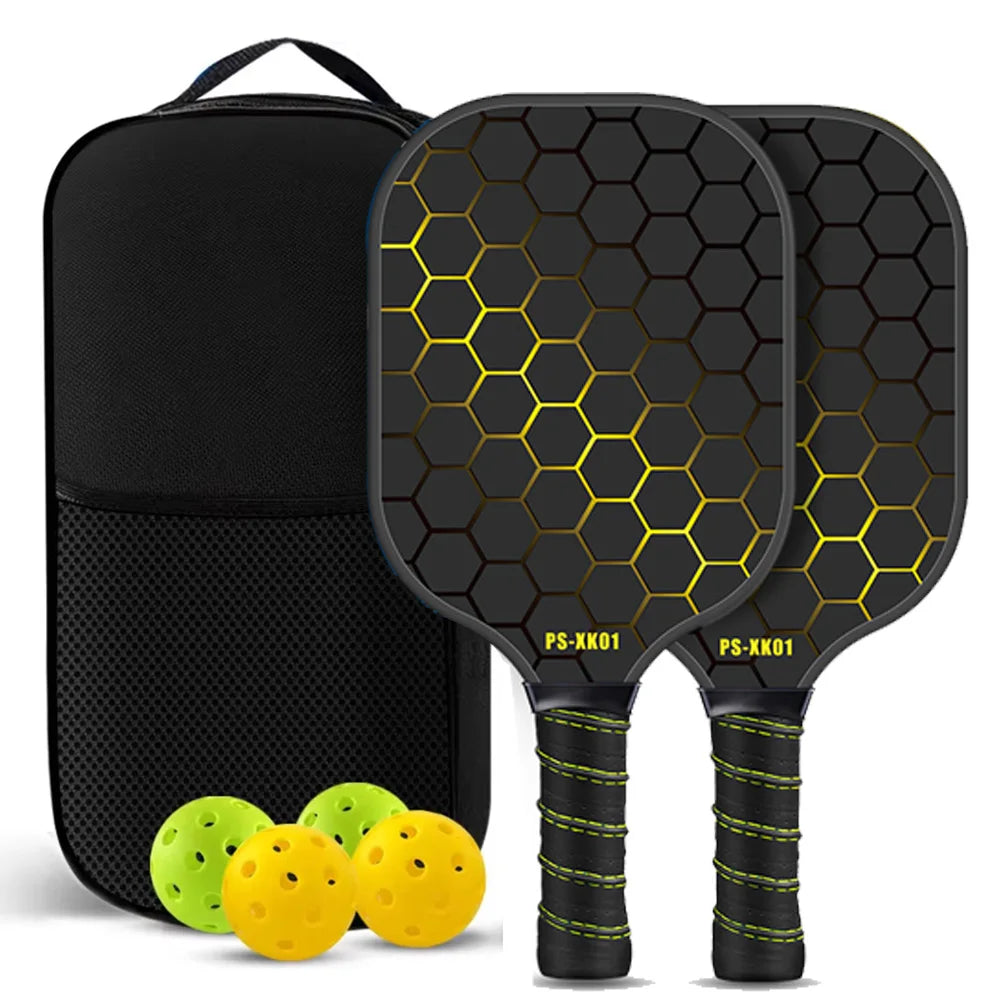 Carbon Fiber Pickleball Paddle Set